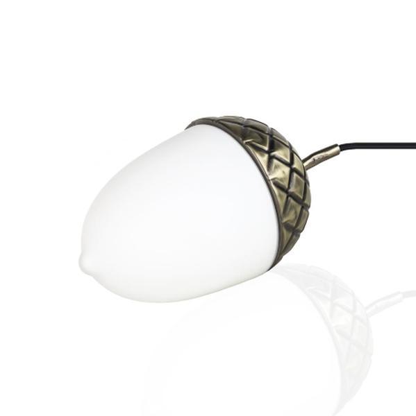 Bilde av Acorn bordlampe messing-opalglass