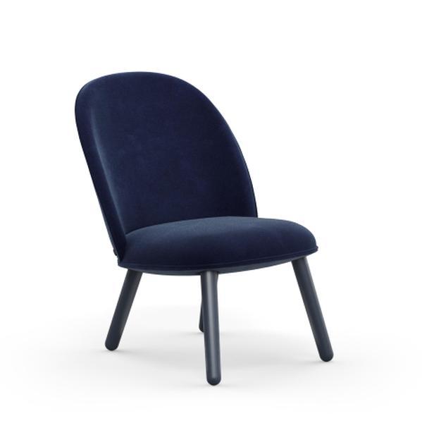Bilde av Ace Lounge stol velur havblå