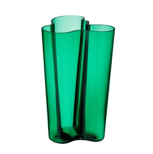 Bilde av Alvar Aalto vase smaragdgrønn 251 mm