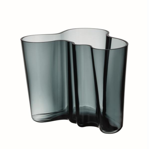 Bilde av Alvar Aalto vase mørkegrå 160 mm