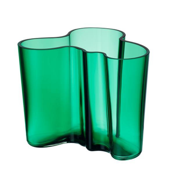 Bilde av Alvar Aalto vase smaragdgrønn 120 mm